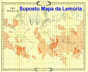 suposto mapa da lemuria